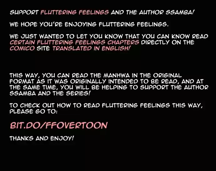 Fluttering Feelings Ch. 48.5 Extra Edition Letter