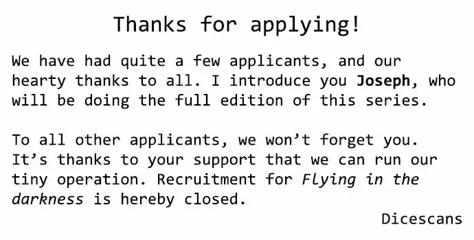 Flying in the Darkness 2