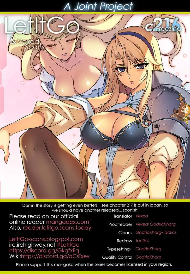 Freezing Coloured Edition Vol.32 Ch.216