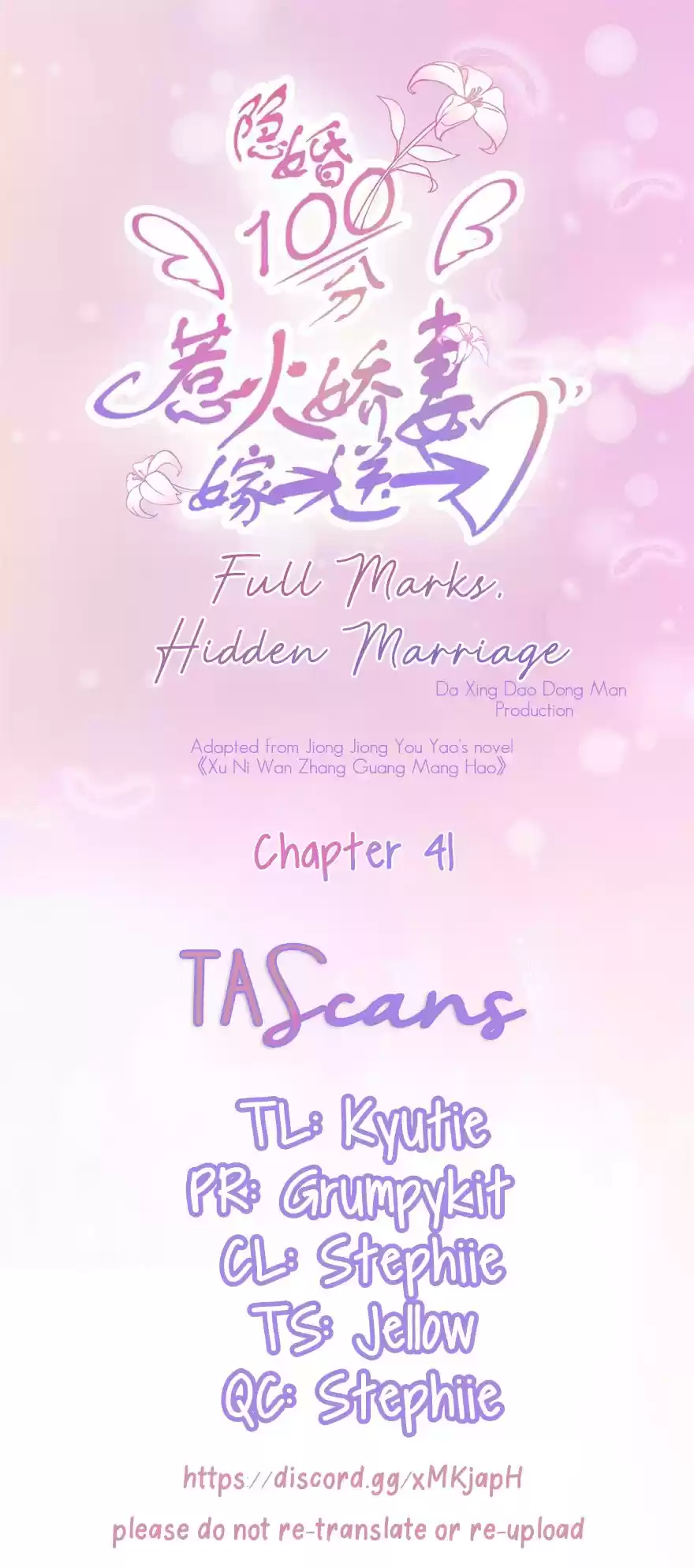 Full Marks Hidden Marriage: Pick Up a Son, Get a Free Husband ch.41