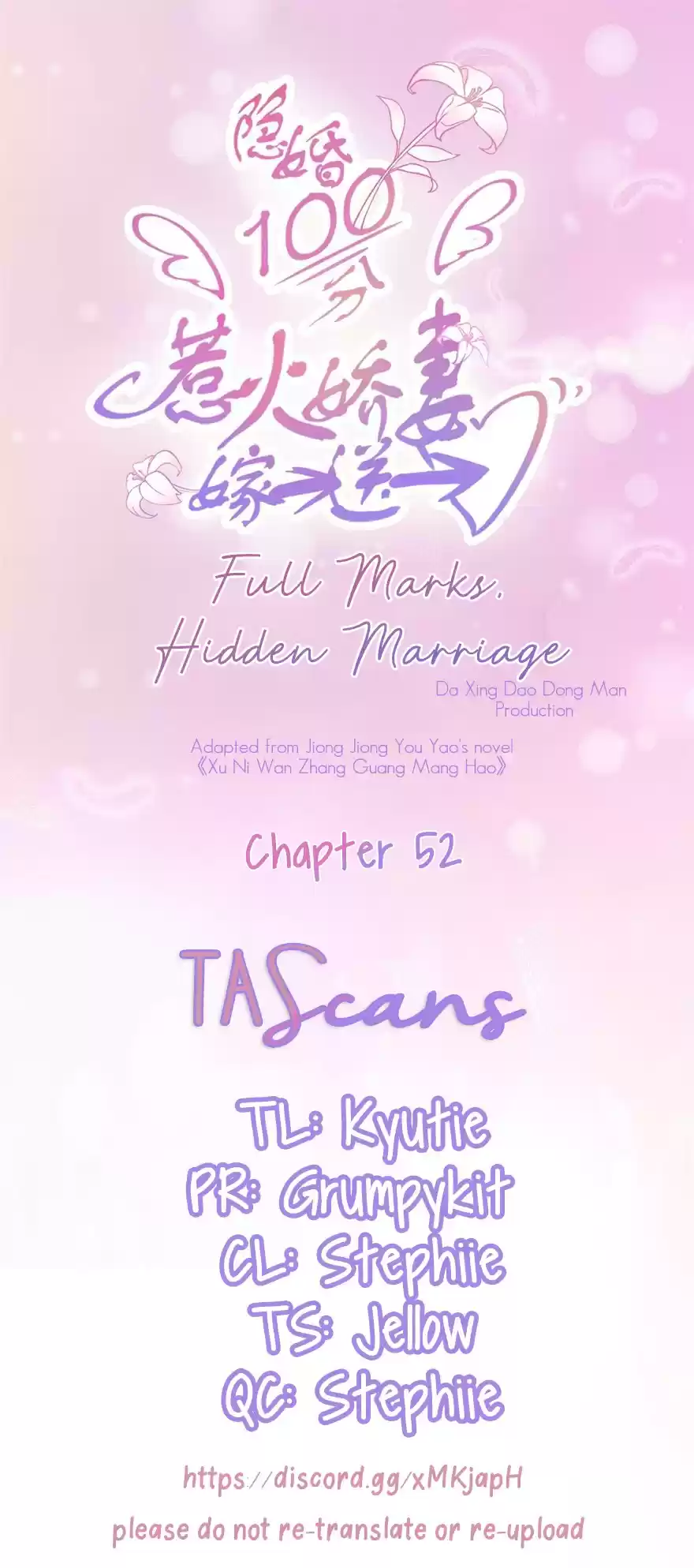 Full Marks Hidden Marriage: Pick Up a Son, Get a Free Husband ch.52