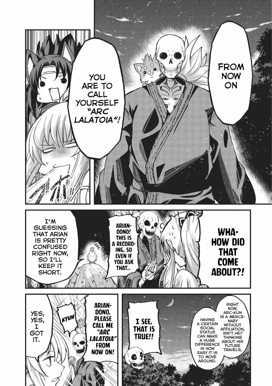 Gaikotsu Kishi-sama, Tadaima Isekai e Odekake-chuu 25