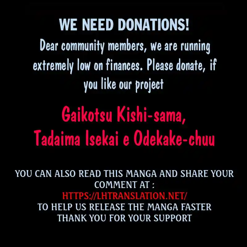 Gaikotsu Kishi-sama, Tadaima Isekai e Odekake-chuu 62.1