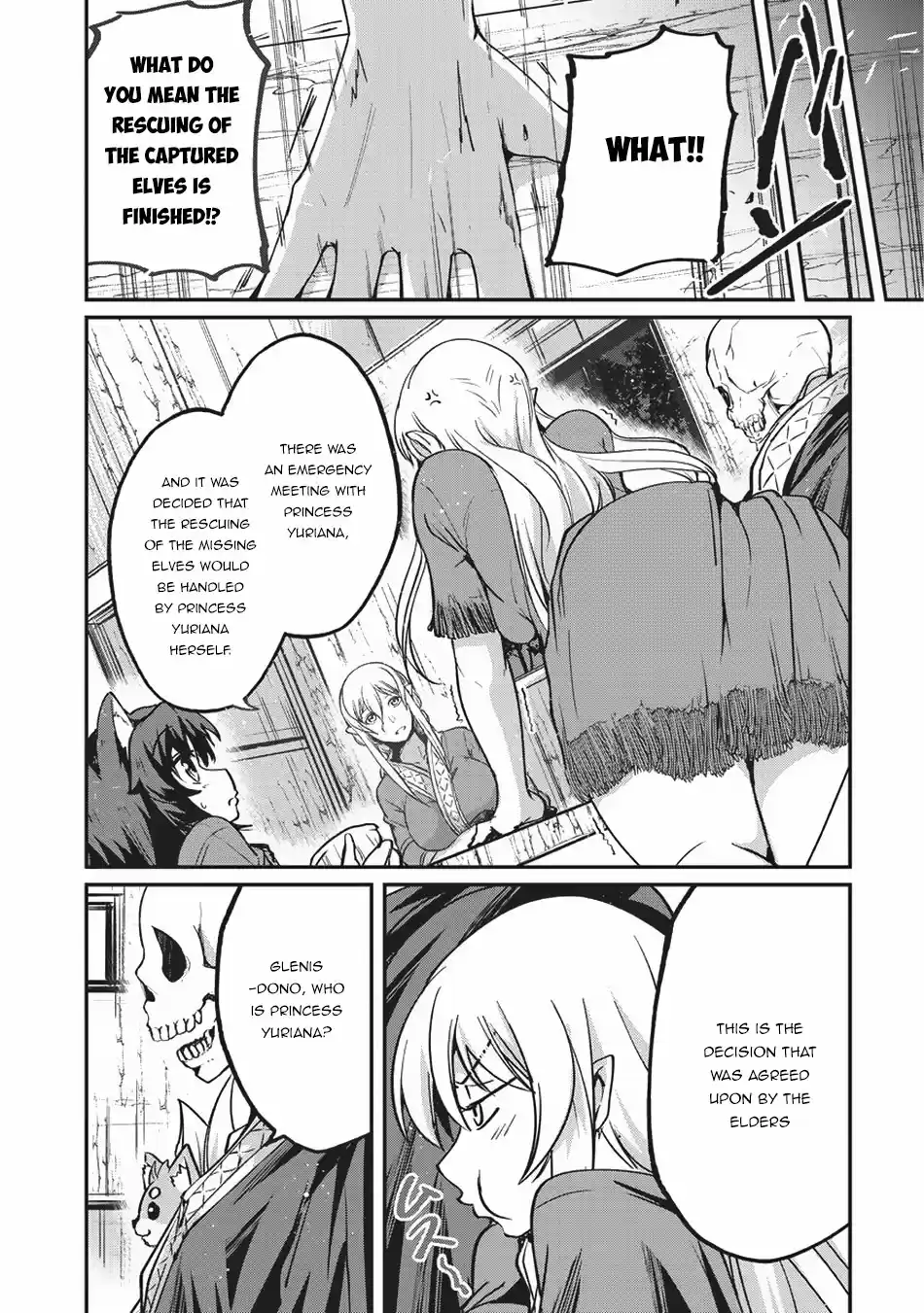 Gaikotsu Kishi sama, Tadaima Isekai e Odekake chuu Ch. 21 Crawling Underground