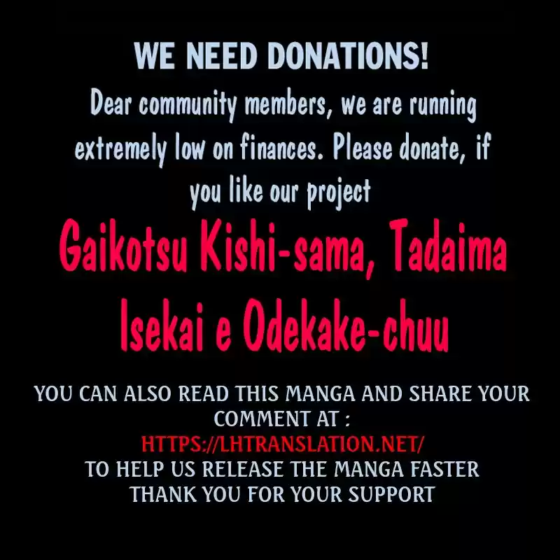 Gaikotsu Kishi sama, Tadaima Isekai e Odekake chuu Ch. 21 Crawling Underground