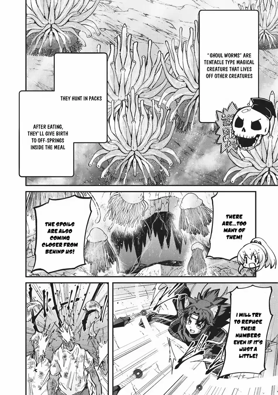 Gaikotsu Kishi sama, Tadaima Isekai e Odekake chuu Ch. 22.1 Crawling Underground II