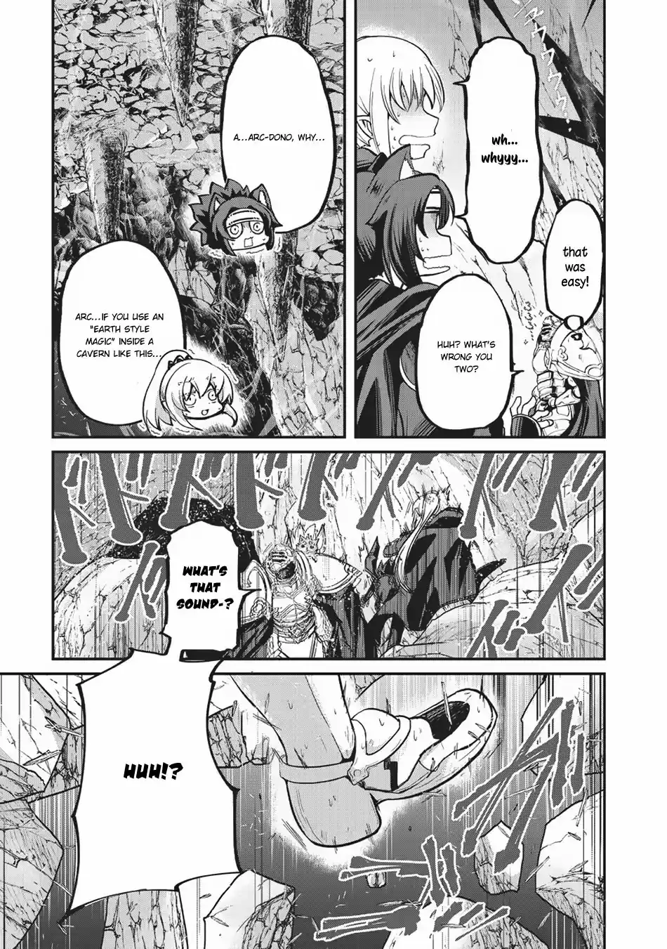 Gaikotsu Kishi sama, Tadaima Isekai e Odekake chuu Ch. 22.1 Crawling Underground II