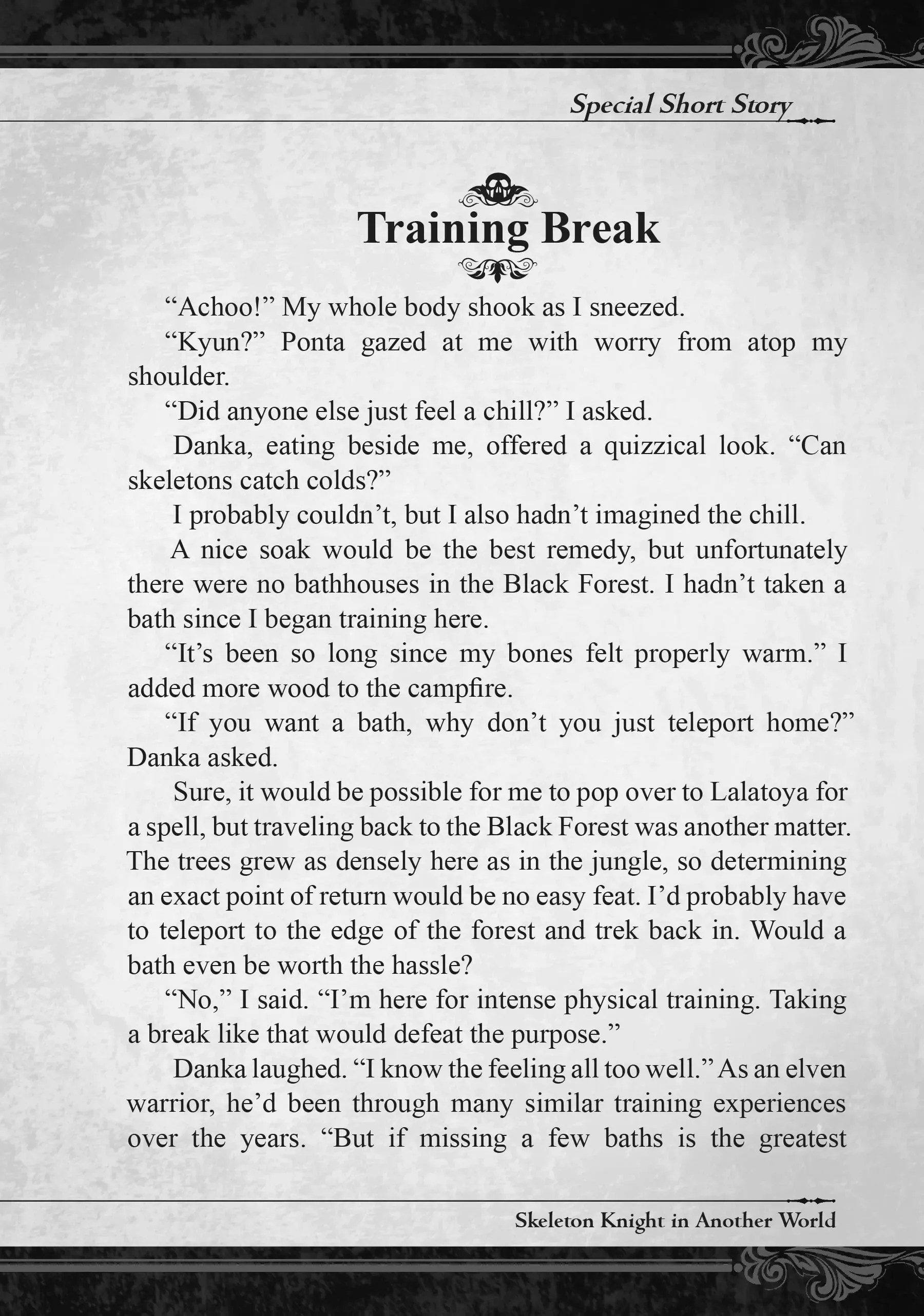 Gaikotsu Kishi-Sama, Tadaima Isekai E Odekake-Chuu Chapter 51.5