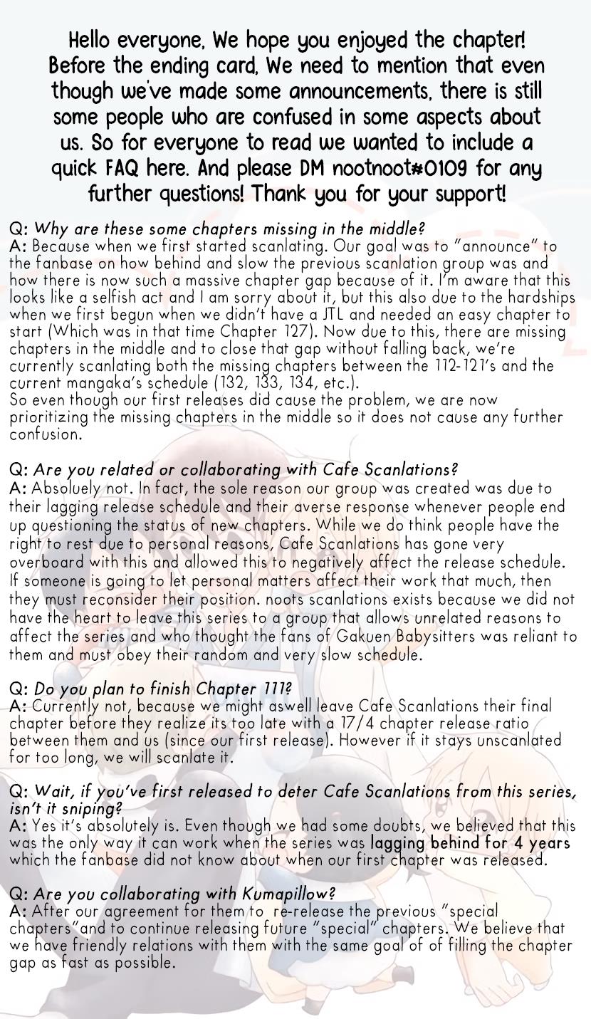 Gakuen Babysitters Vol.21 Chapter 115