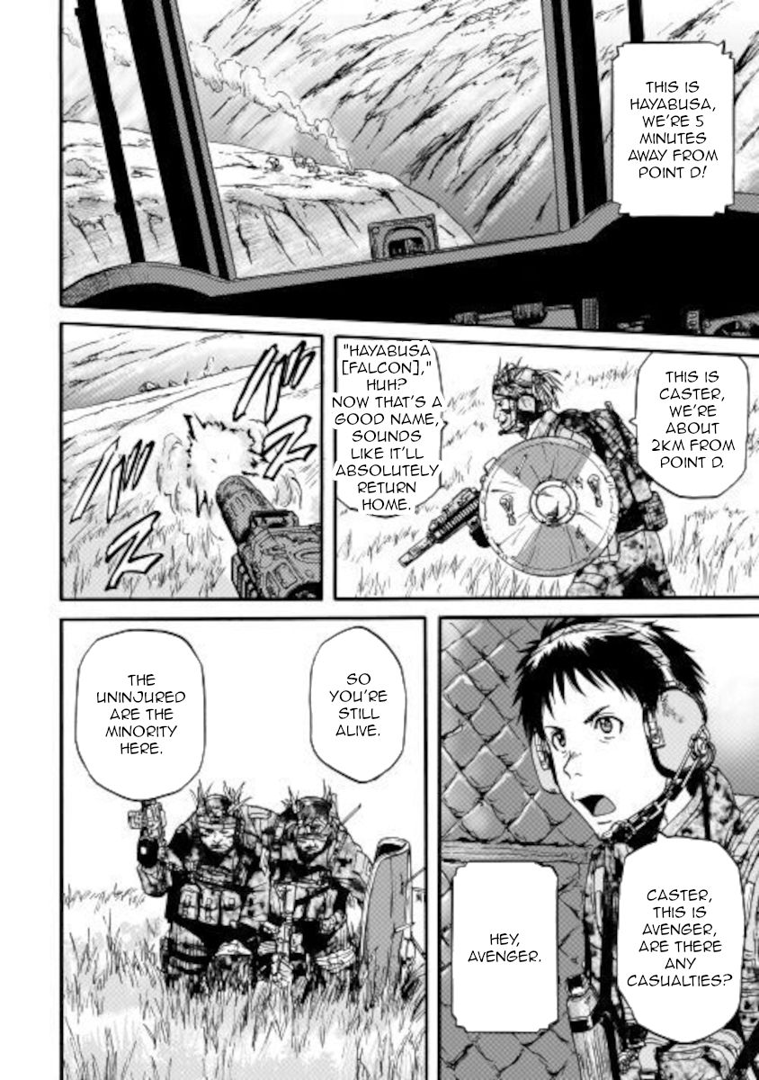 Gate - Jietai Kare no Chi nite, Kaku Tatakeri Chap 100.1