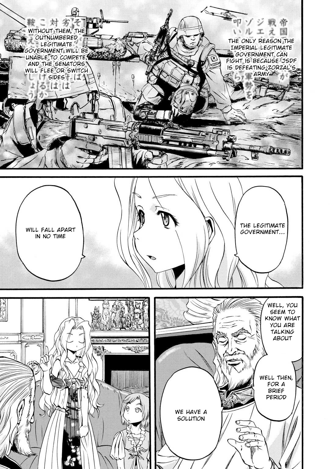 Gate - Jietai Kare No Chi Nite, Kaku Tatakeri Chapter 106