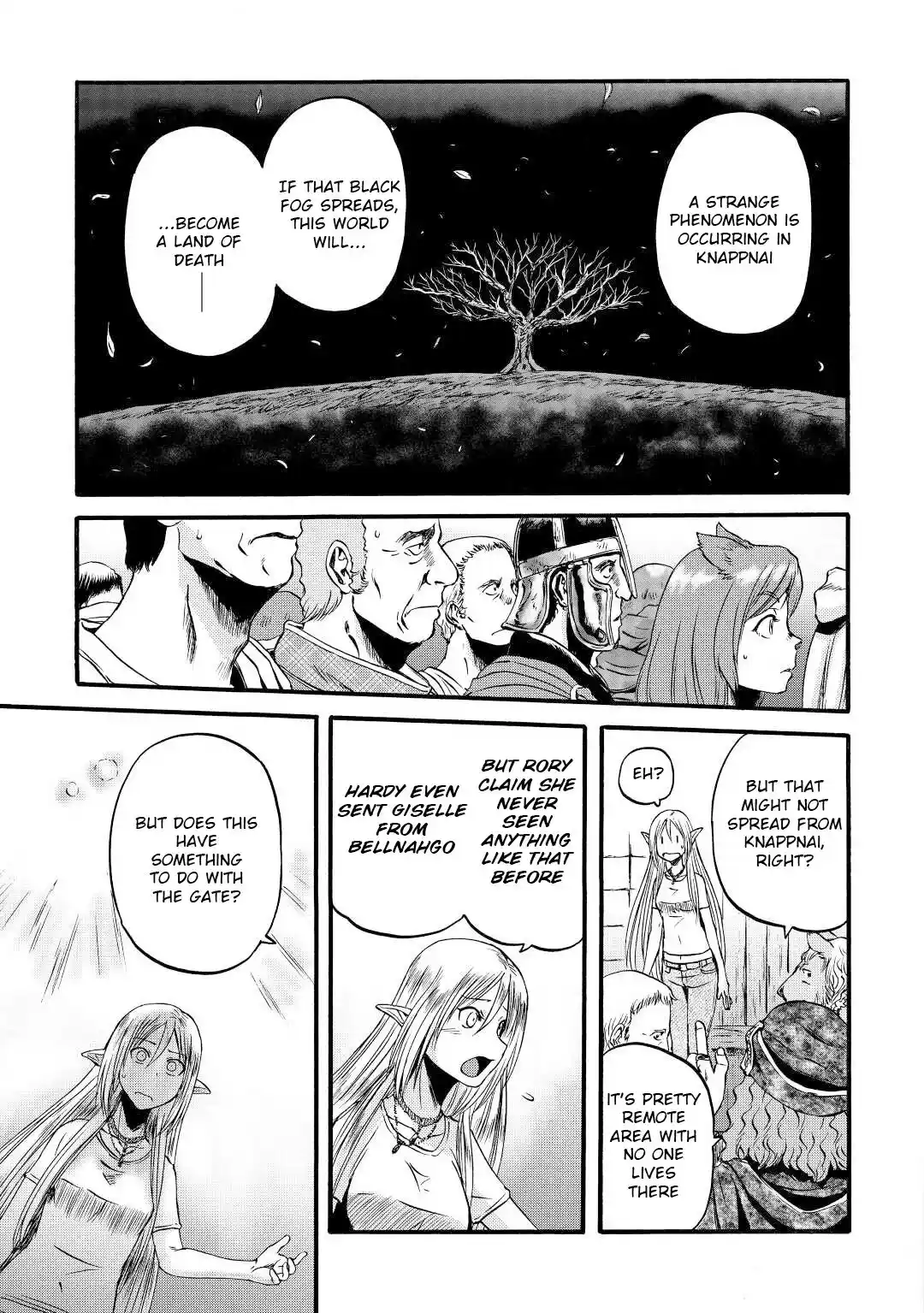 Gate – Jietai Kare no Chi nite, Kaku Tatakeri Chapter 107