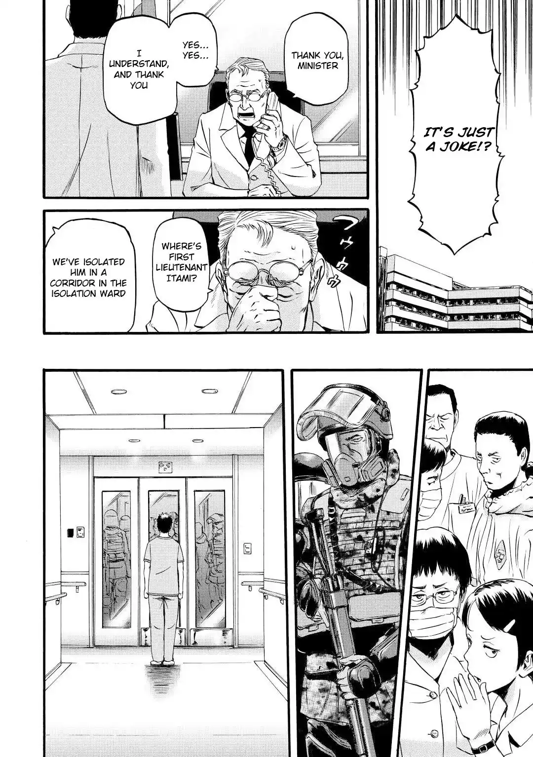 Gate – Jietai Kare no Chi nite, Kaku Tatakeri Chapter 107