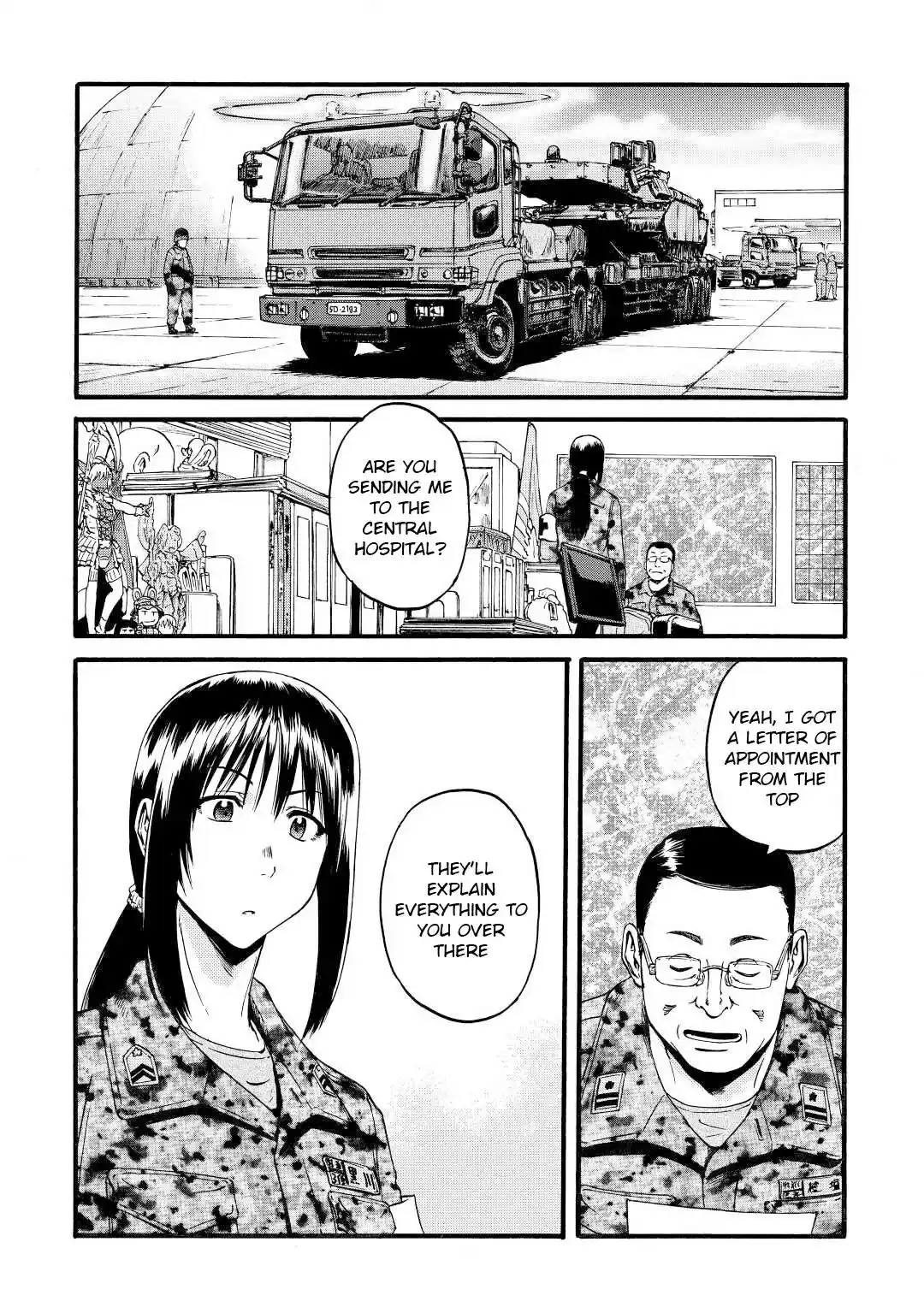 Gate – Jietai Kare no Chi nite, Kaku Tatakeri Chapter 108