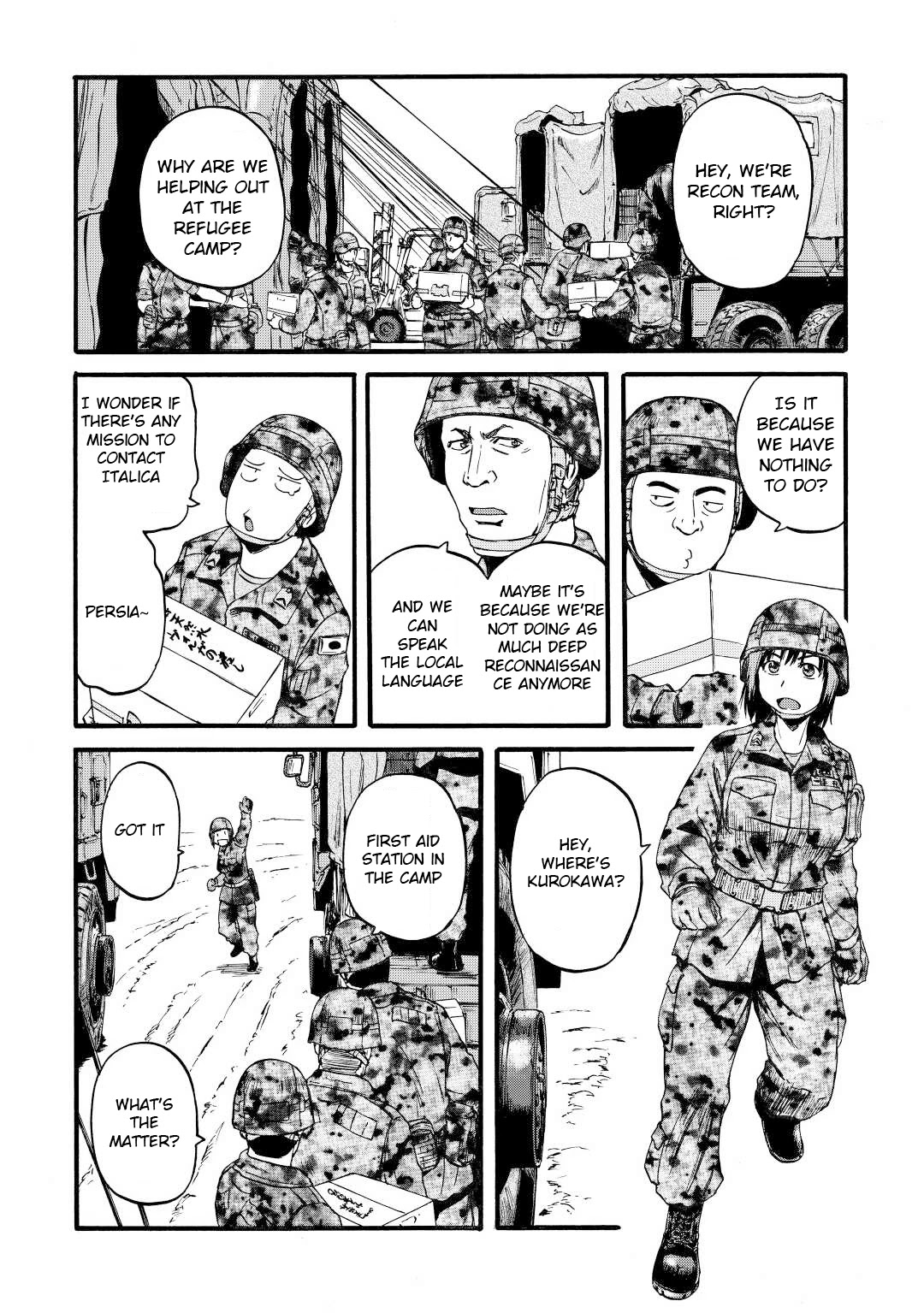 Gate - Jietai Kare No Chi Nite, Kaku Tatakeri Chapter 108