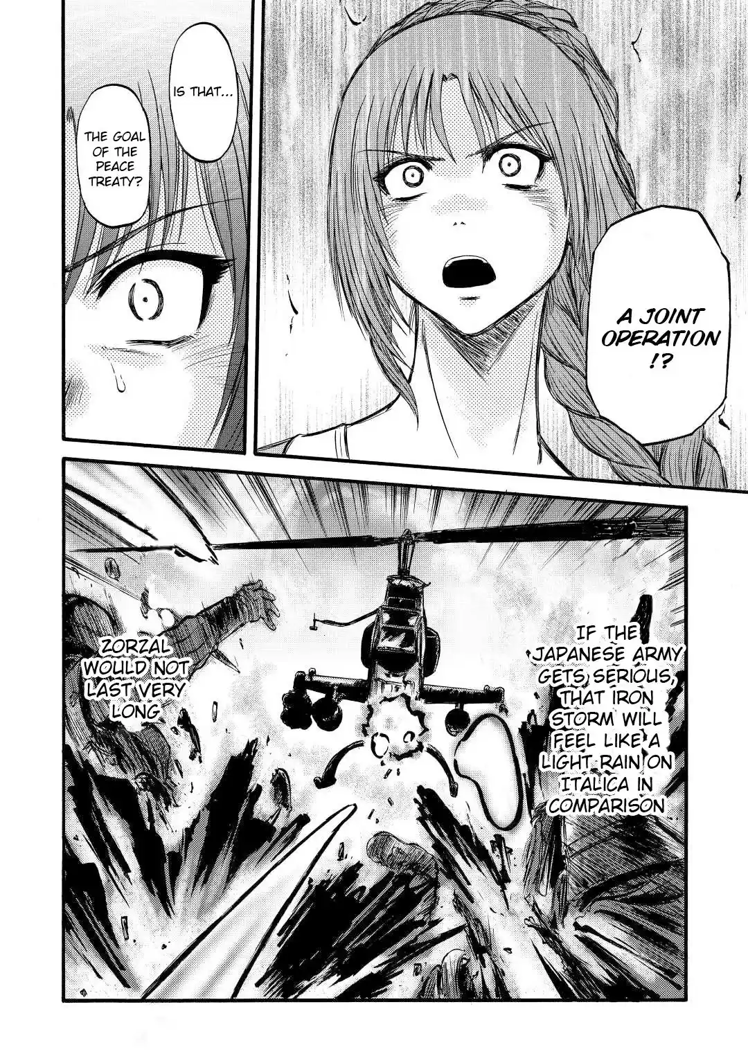 Gate – Jietai Kare no Chi nite, Kaku Tatakeri Chapter 110