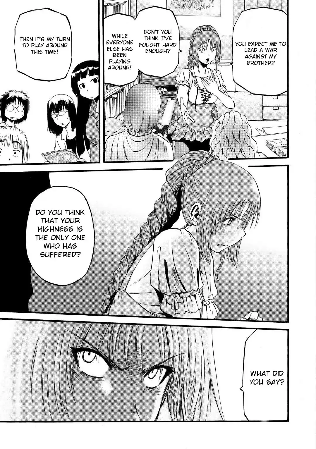 Gate – Jietai Kare no Chi nite, Kaku Tatakeri Chapter 110