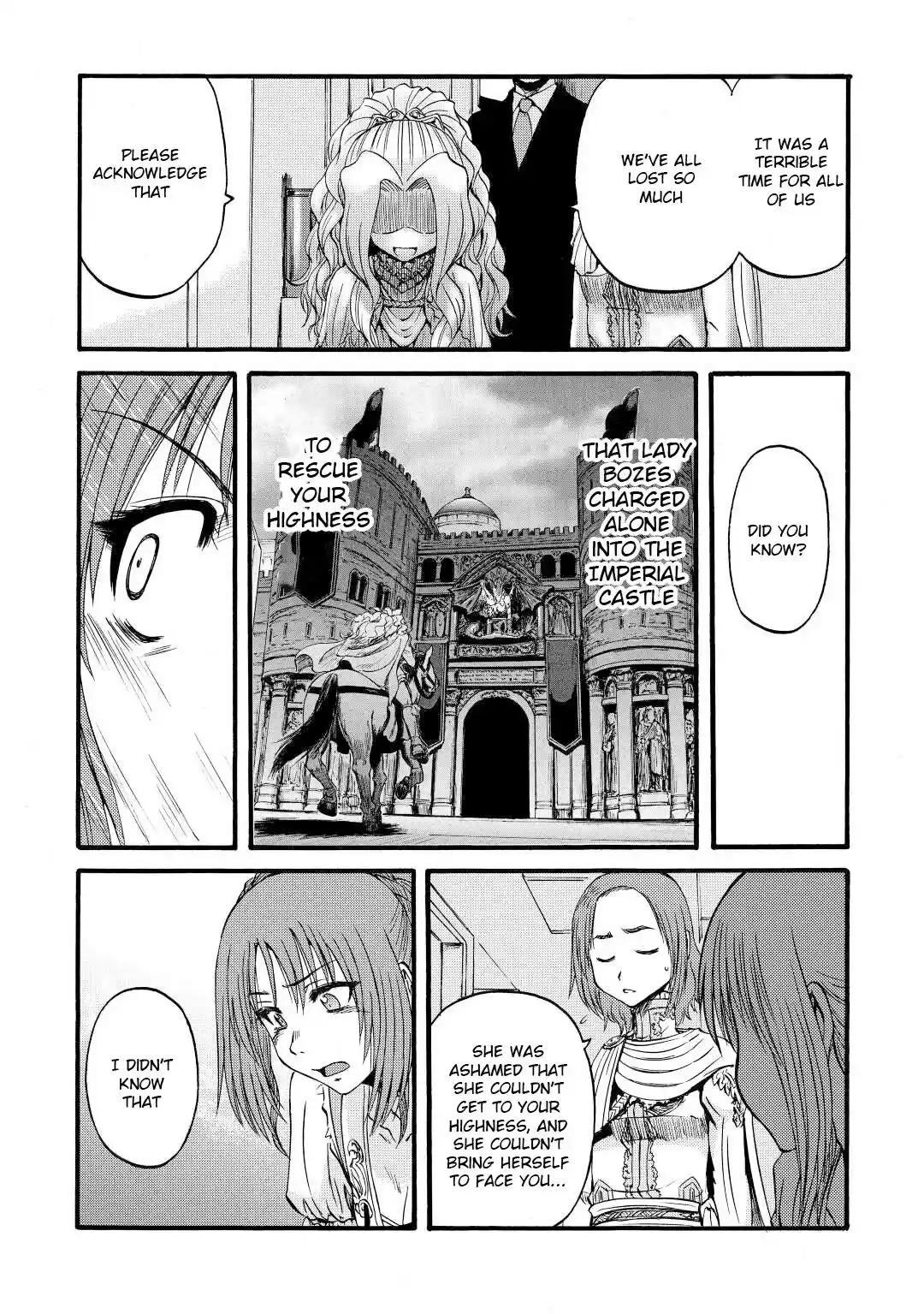 Gate – Jietai Kare no Chi nite, Kaku Tatakeri Chapter 110