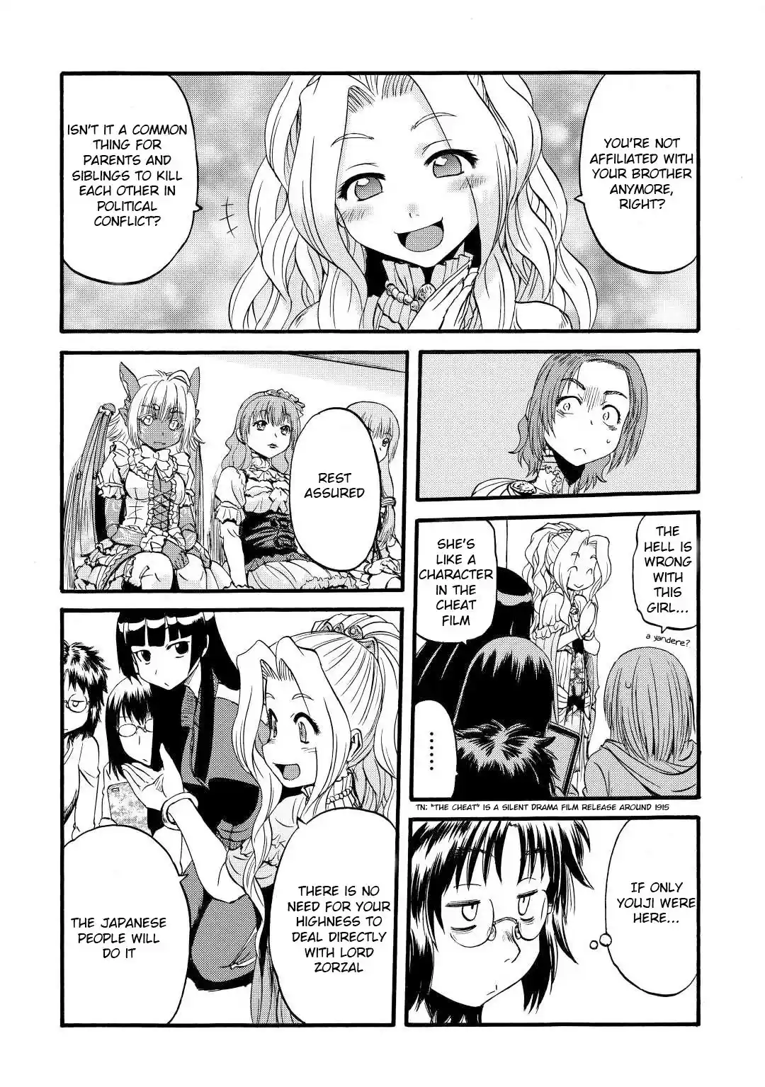 Gate – Jietai Kare no Chi nite, Kaku Tatakeri Chapter 110