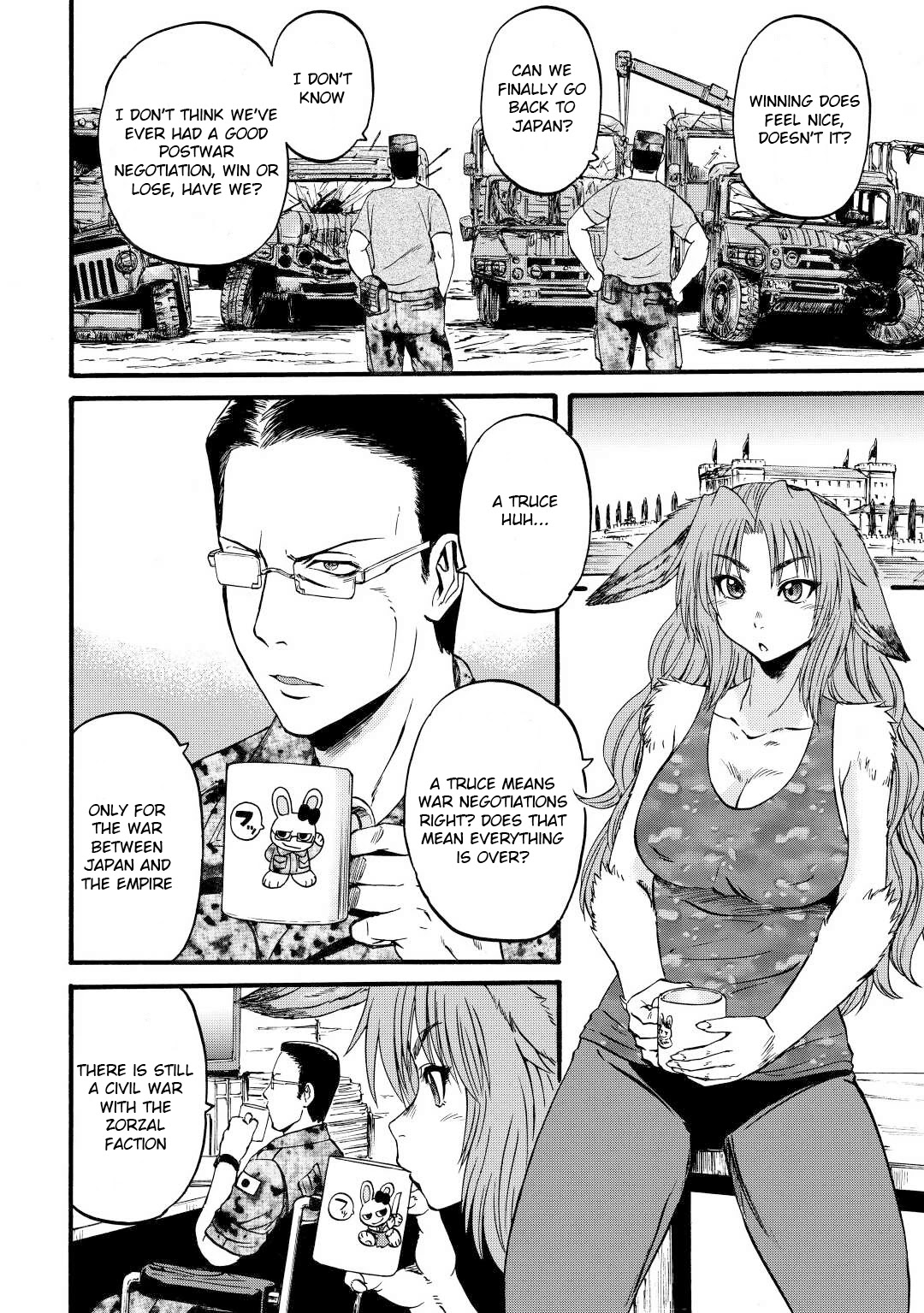 Gate - Jietai Kare No Chi Nite, Kaku Tatakeri Chapter 110