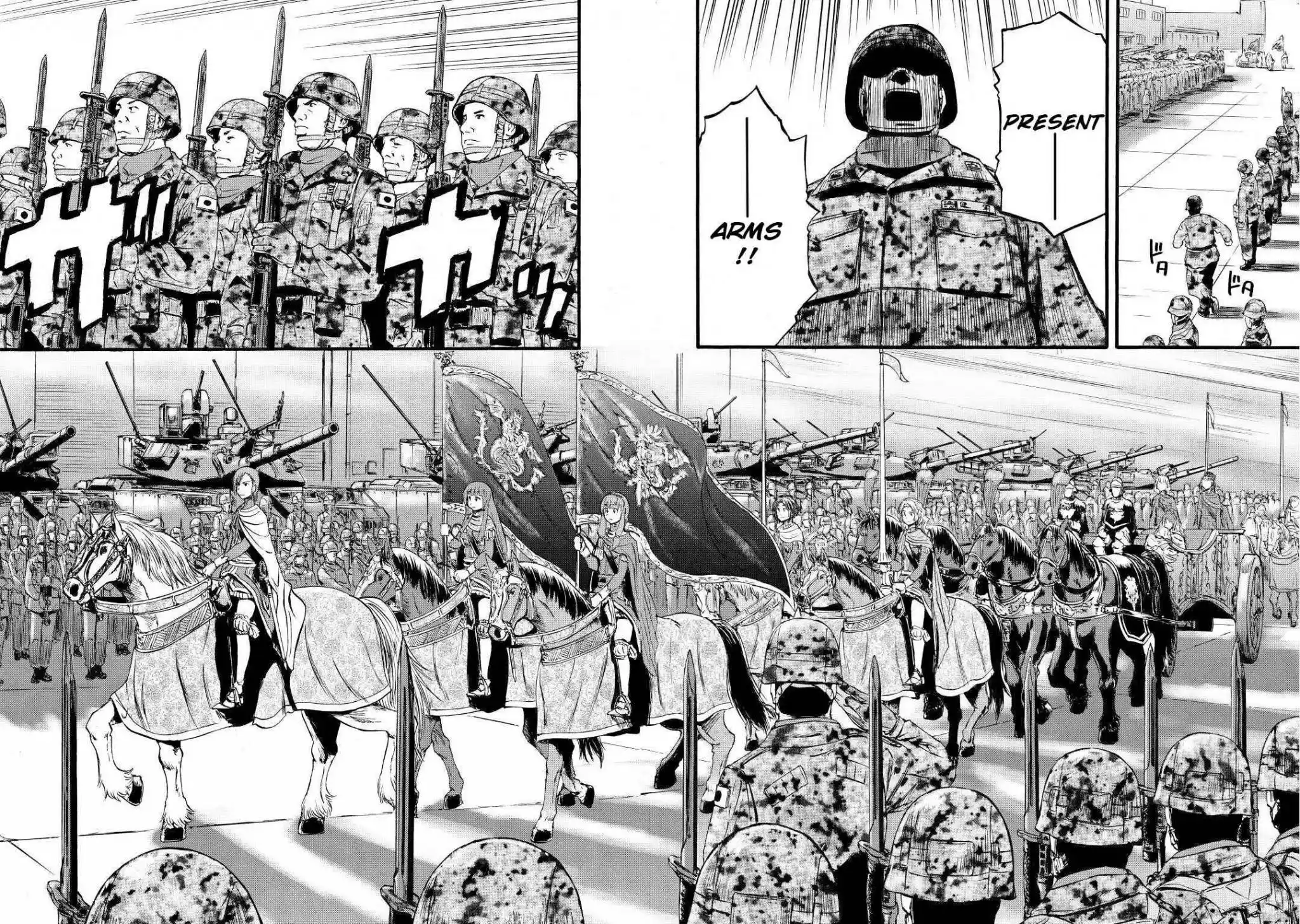 Gate – Jietai Kare no Chi nite, Kaku Tatakeri Chapter 111