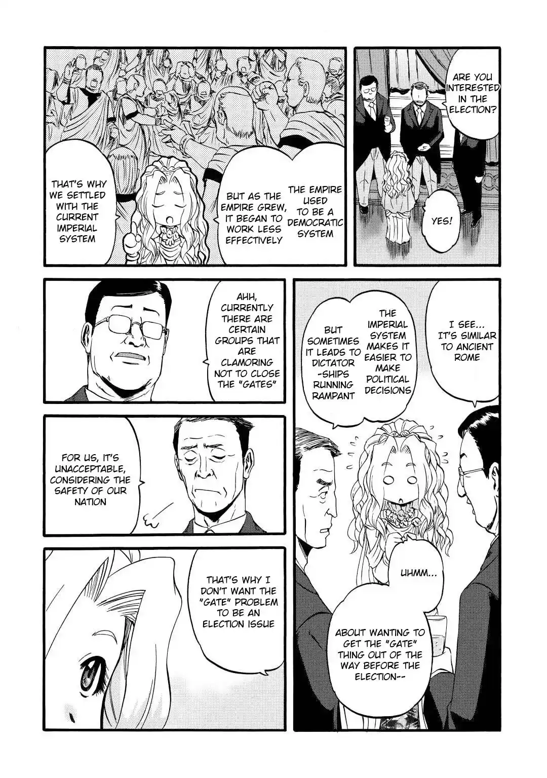 Gate – Jietai Kare no Chi nite, Kaku Tatakeri Chapter 112