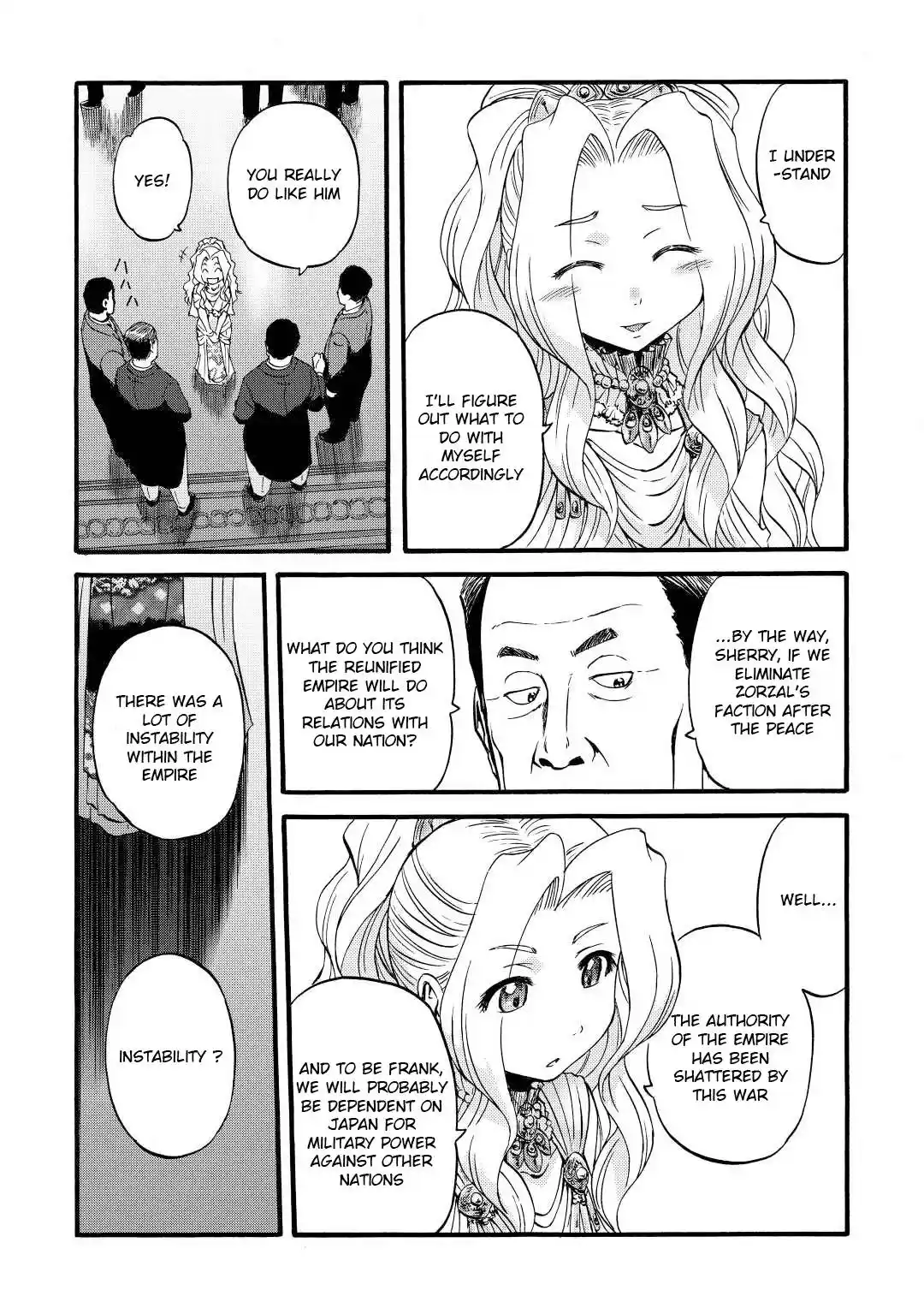 Gate – Jietai Kare no Chi nite, Kaku Tatakeri Chapter 112