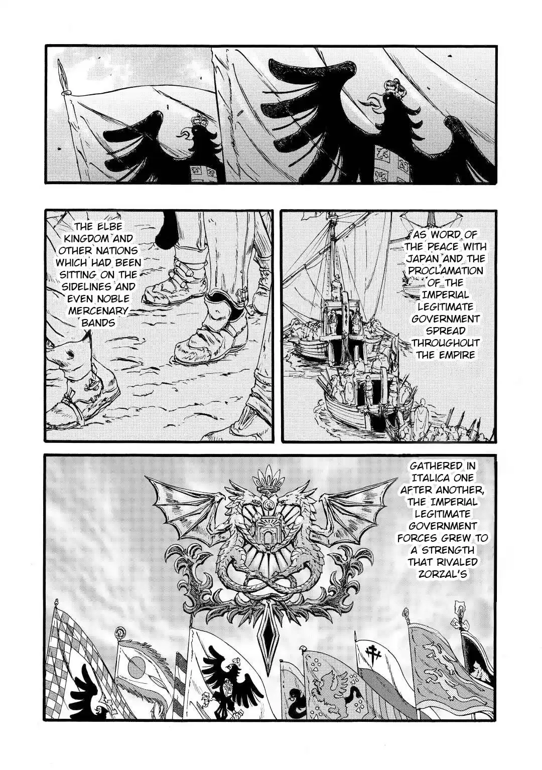 Gate – Jietai Kare no Chi nite, Kaku Tatakeri Chapter 112