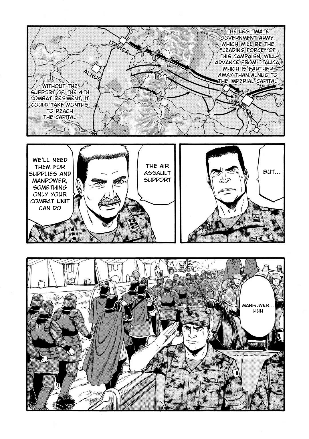 Gate - Jietai Kare No Chi Nite, Kaku Tatakeri Chapter 113