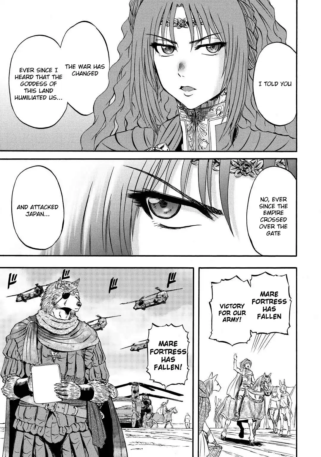 Gate – Jietai Kare no Chi nite, Kaku Tatakeri Chapter 117