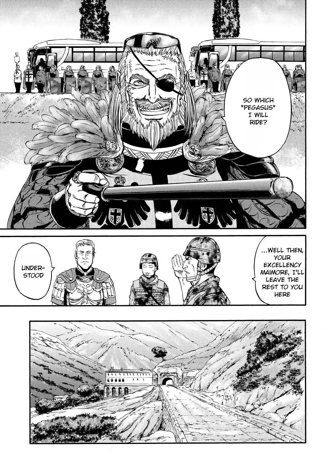 Gate – Jietai Kare no Chi nite, Kaku Tatakeri Chapter 117