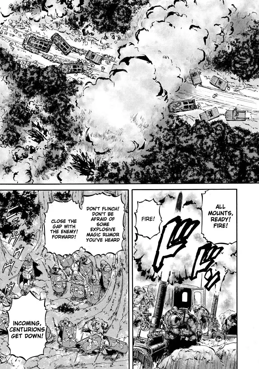 Gate – Jietai Kare no Chi nite, Kaku Tatakeri Chapter 119