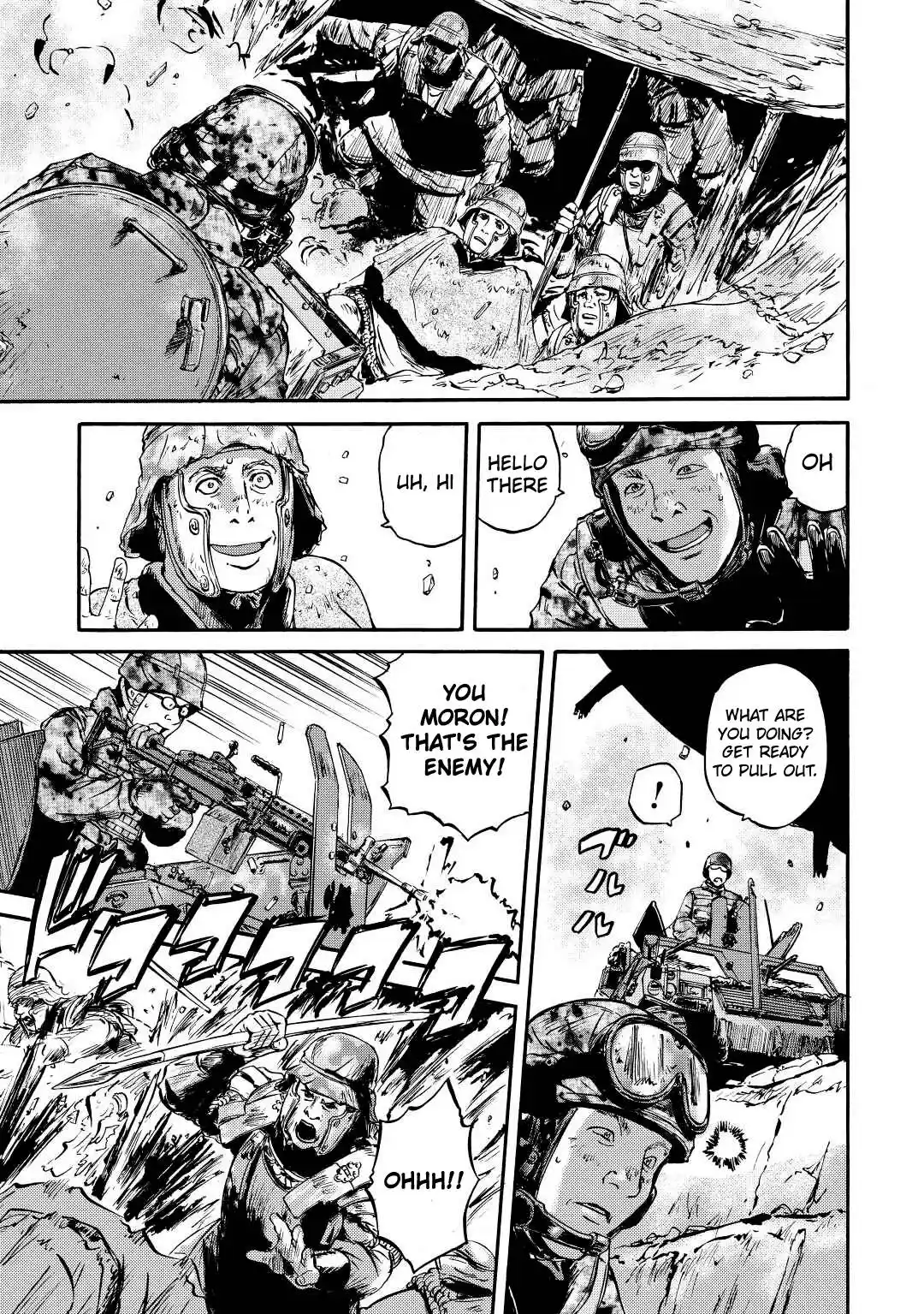 Gate – Jietai Kare no Chi nite, Kaku Tatakeri Chapter 119