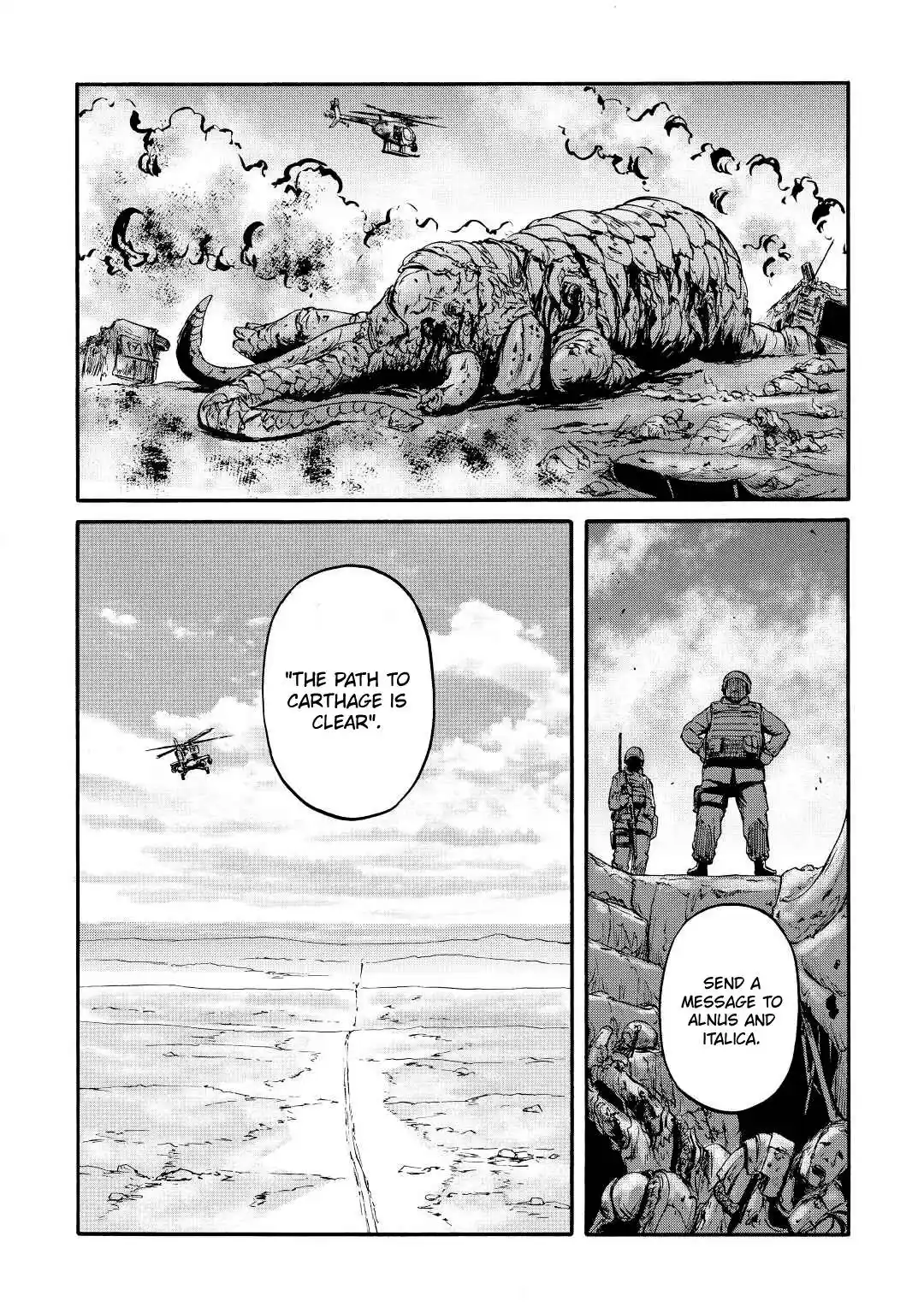 Gate – Jietai Kare no Chi nite, Kaku Tatakeri Chapter 119