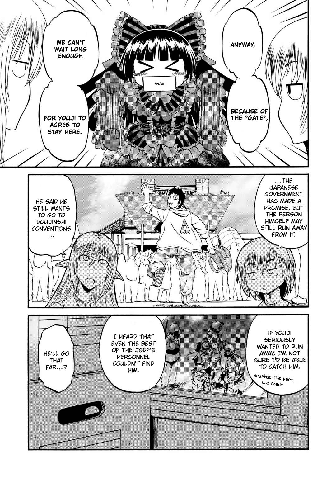 Gate - Jietai Kare no Chi nite, Kaku Tatakeri Chapter 123