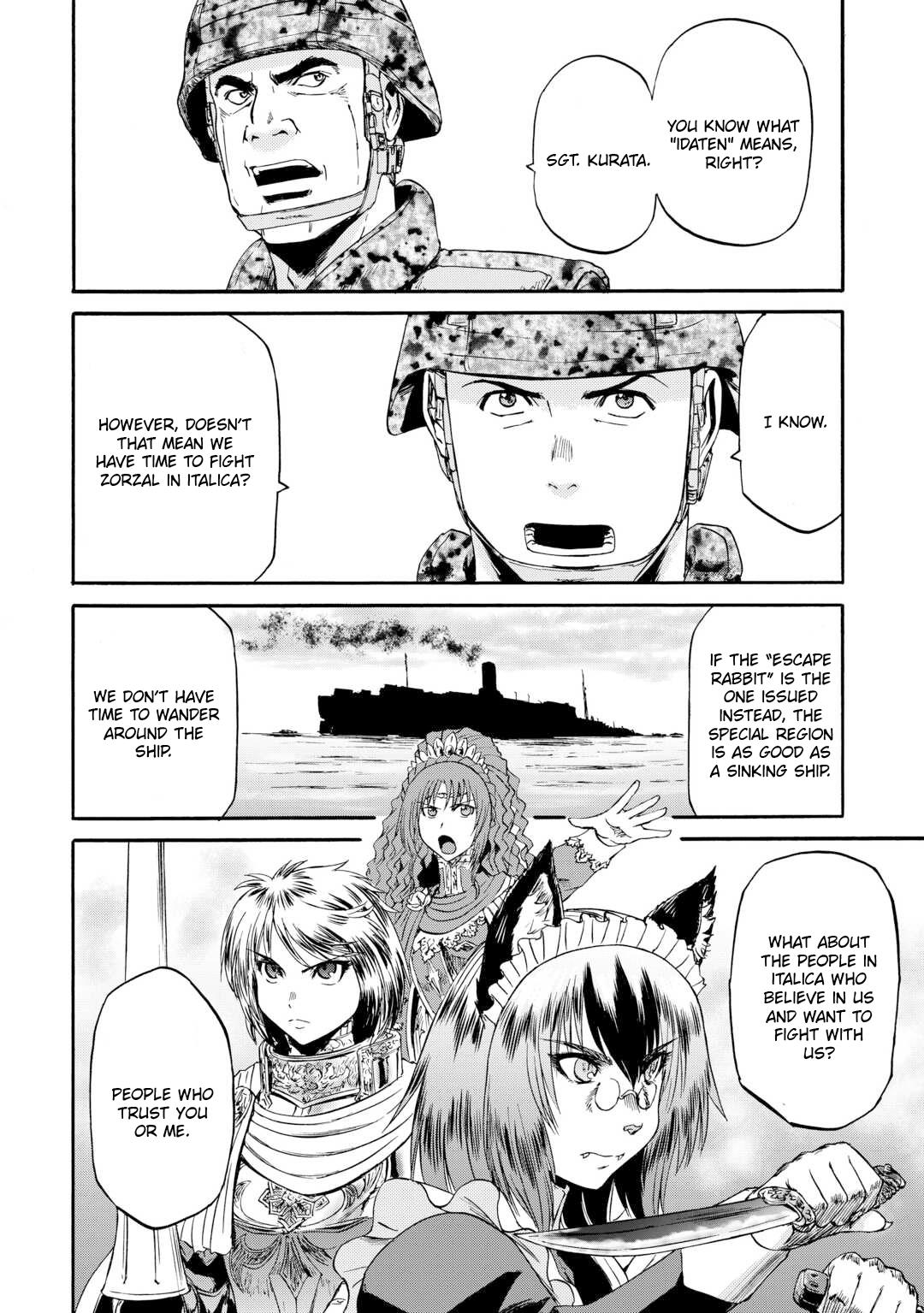 Gate - Jietai Kare No Chi Nite, Kaku Tatakeri Chapter 128