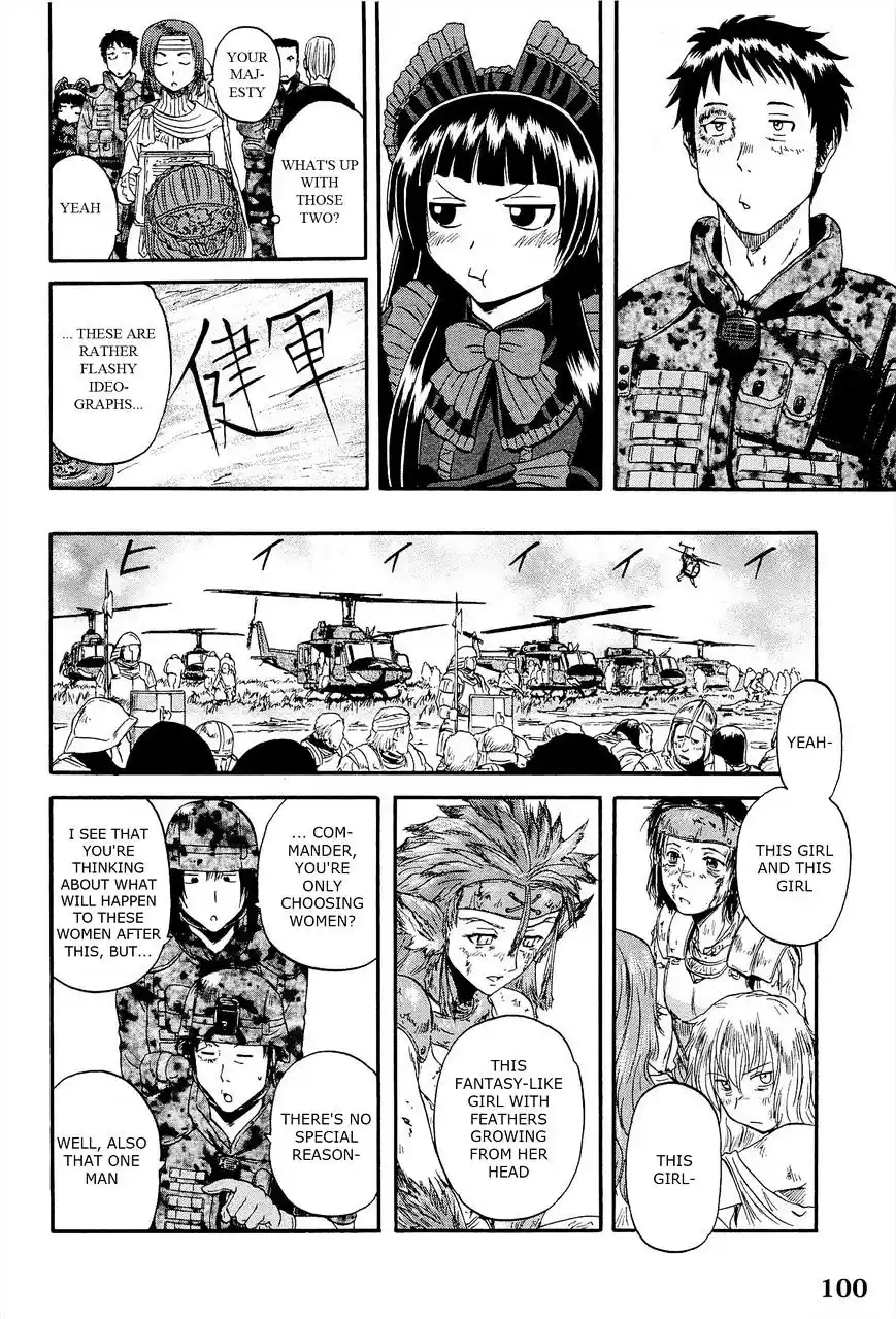 Gate – Jietai Kare no Chi nite, Kaku Tatakeri Chapter 13