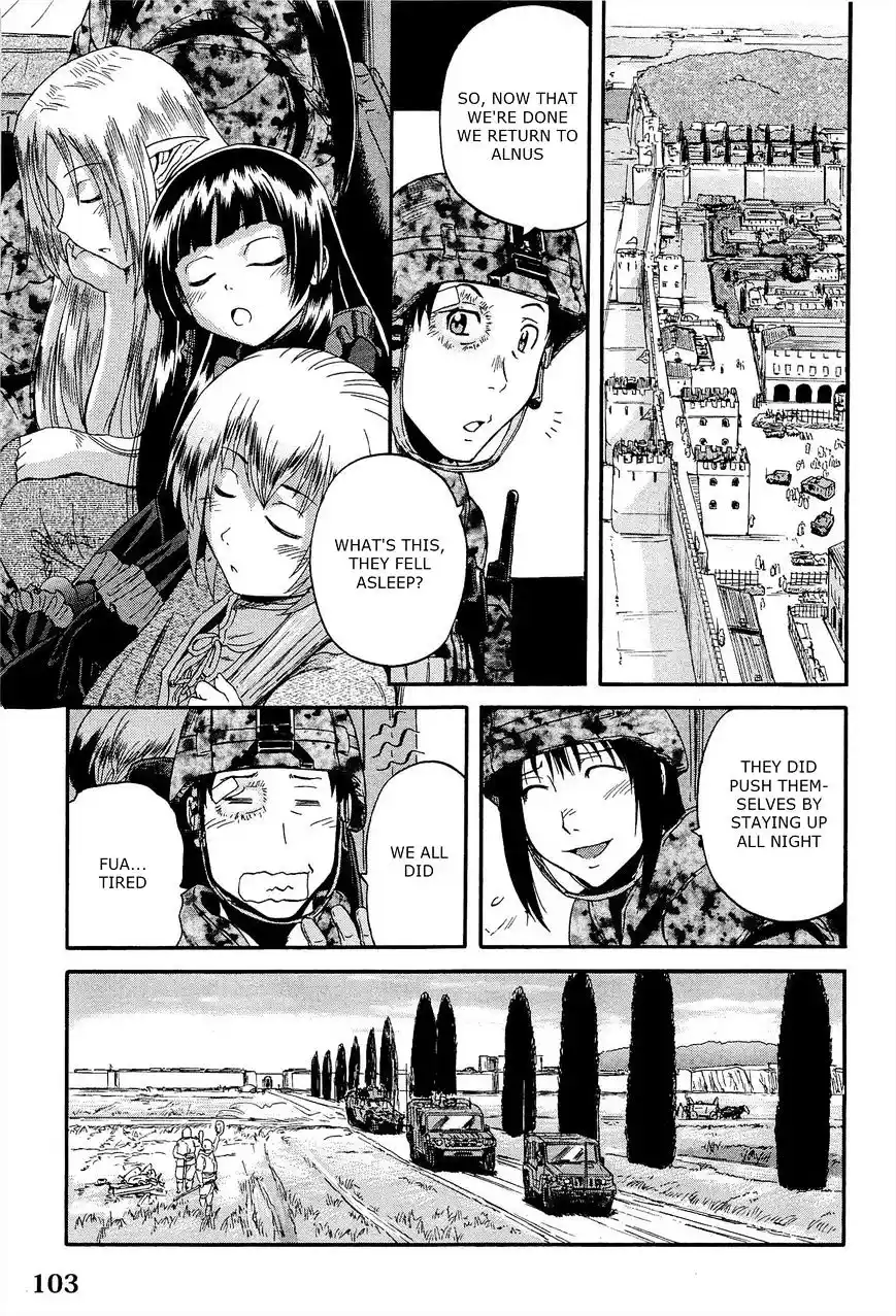 Gate – Jietai Kare no Chi nite, Kaku Tatakeri Chapter 13