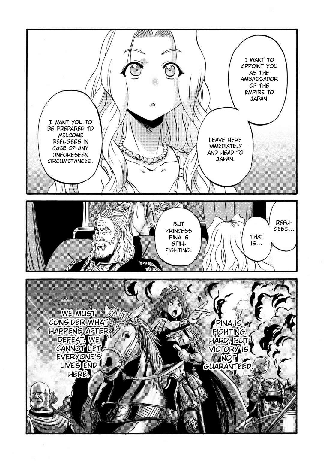 Gate - Jietai Kare no Chi nite, Kaku Tatakeri Chapter 131