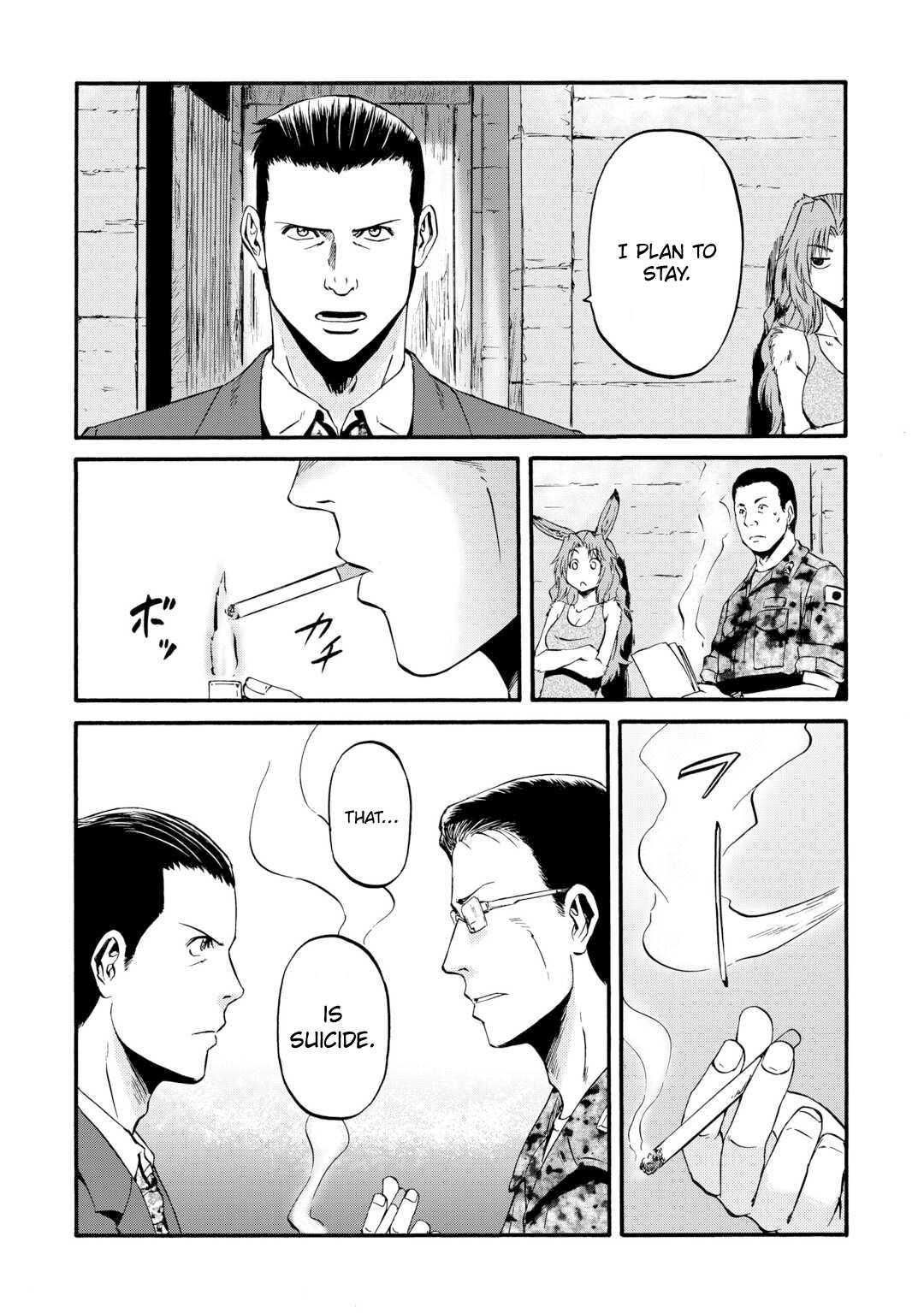 Gate - Jietai Kare no Chi nite, Kaku Tatakeri Chapter 131