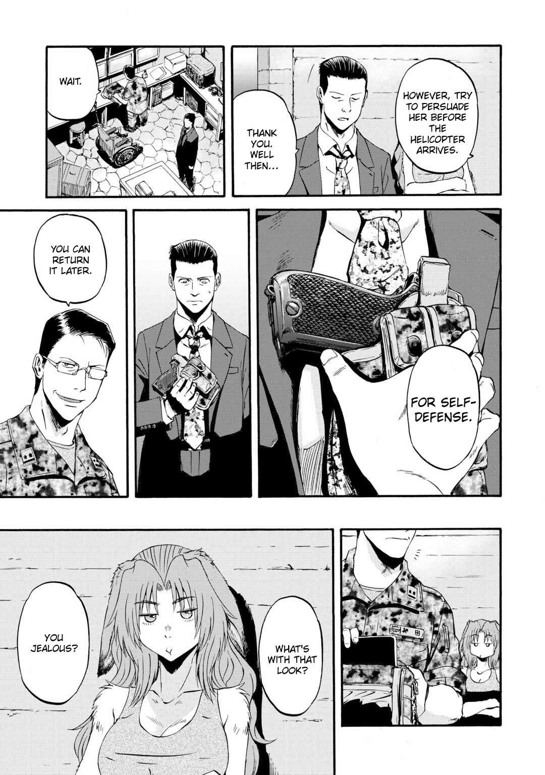 Gate - Jietai Kare no Chi nite, Kaku Tatakeri Chapter 131