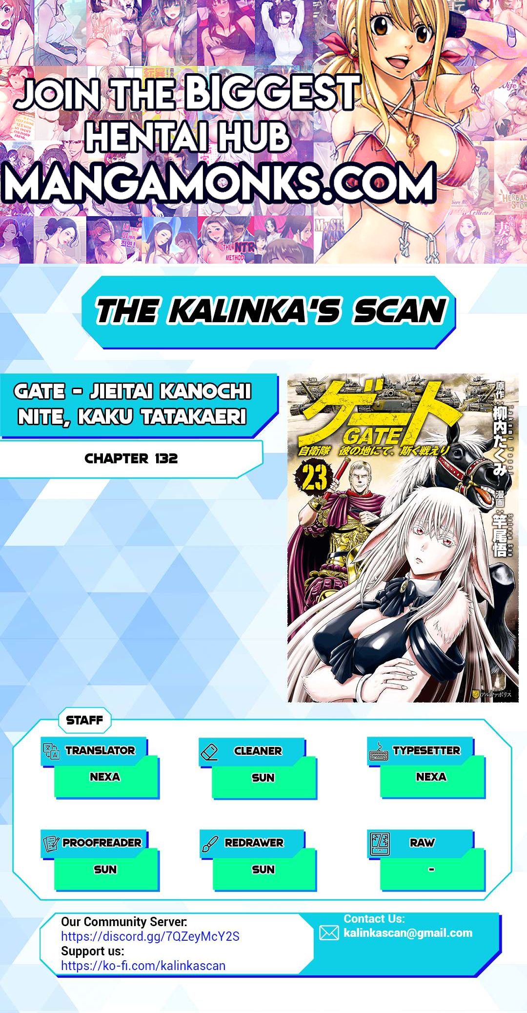 Gate - Jietai Kare no Chi nite, Kaku Tatakeri Chapter 132