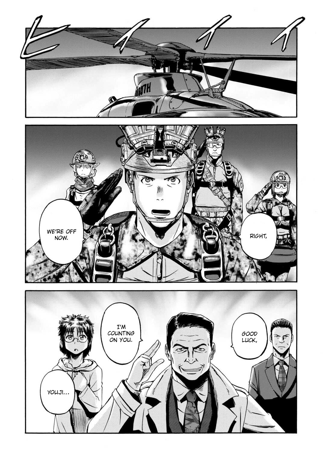 Gate - Jietai Kare no Chi nite, Kaku Tatakeri Chapter 135