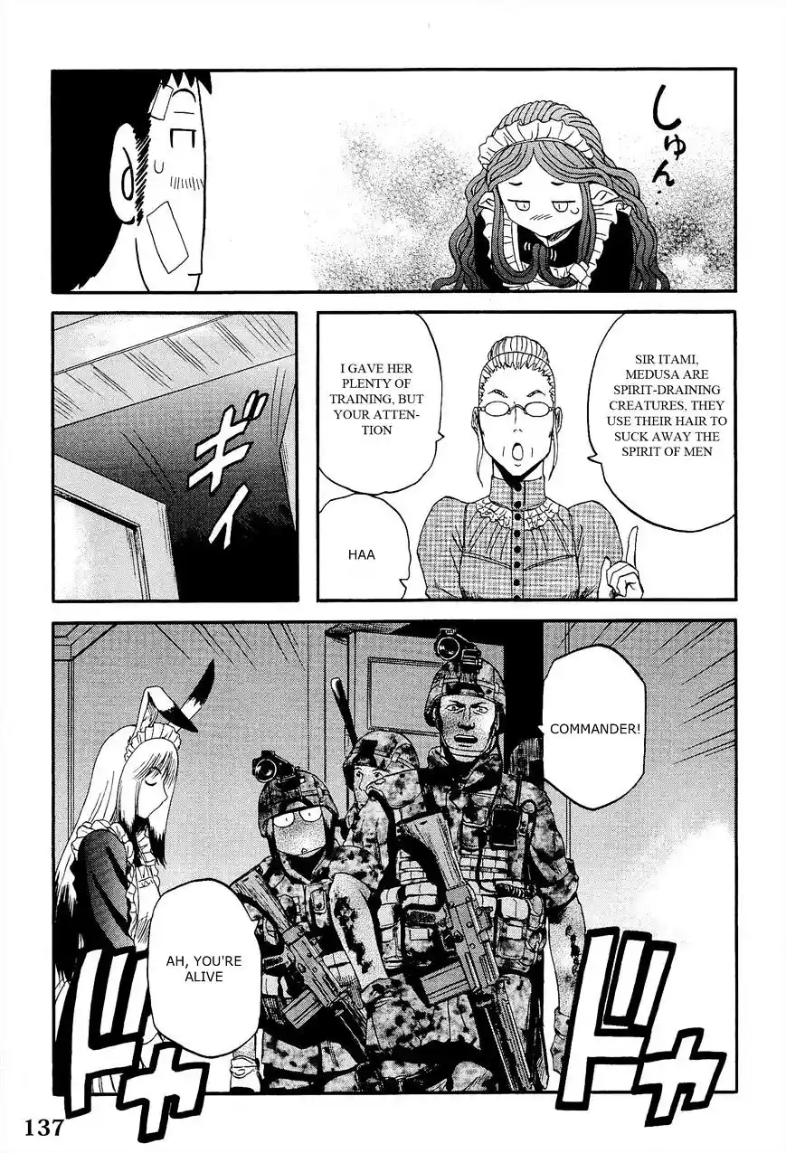 Gate – Jietai Kare no Chi nite, Kaku Tatakeri Chapter 14