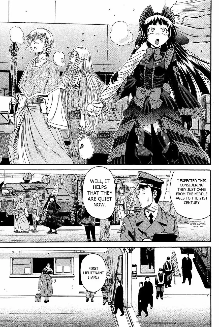 Gate – Jietai Kare no Chi nite, Kaku Tatakeri Chapter 17