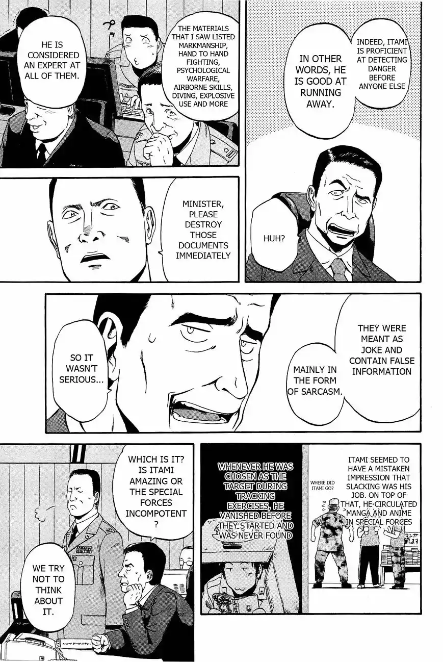 Gate – Jietai Kare no Chi nite, Kaku Tatakeri Chapter 21