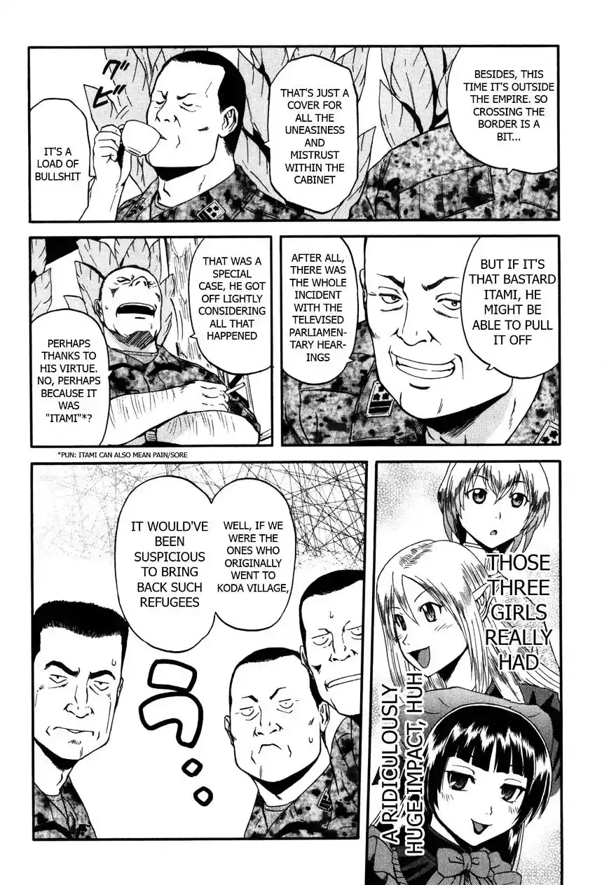 Gate – Jietai Kare no Chi nite, Kaku Tatakeri Chapter 28