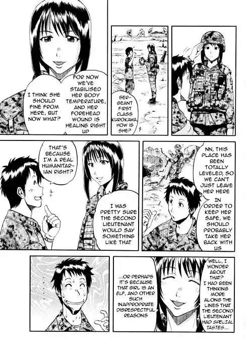 Gate – Jietai Kare no Chi nite, Kaku Tatakeri Chapter 3