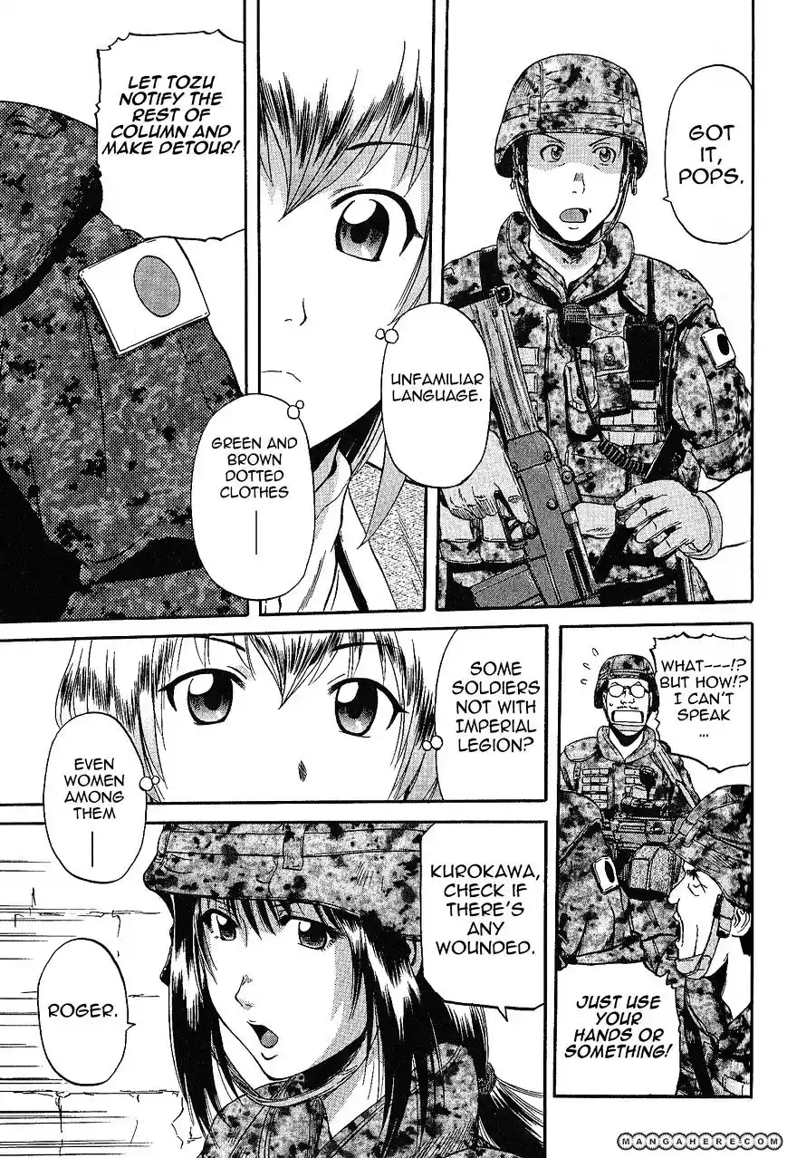 Gate – Jietai Kare no Chi nite, Kaku Tatakeri Chapter 4