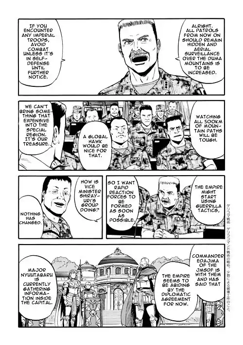 Gate – Jietai Kare no Chi nite, Kaku Tatakeri Chapter 55